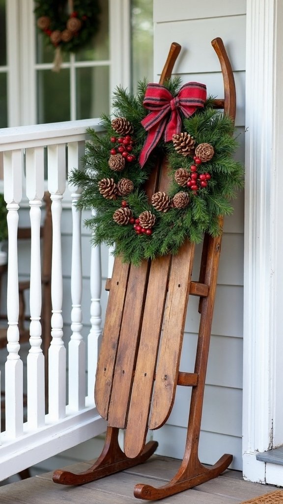 nostalgic vintage outdoor christmas decor