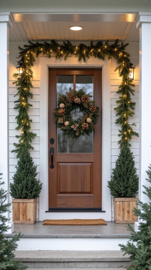 organic minimalist rustic scandinavian inspired holiday decor