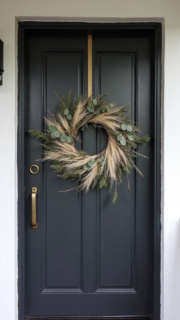 organic minimalist thoughtful asymmetrical door swags