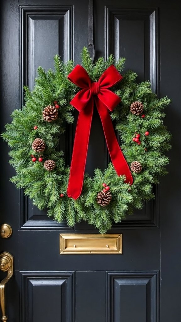 outdoor christmas wreath decoration ideas
