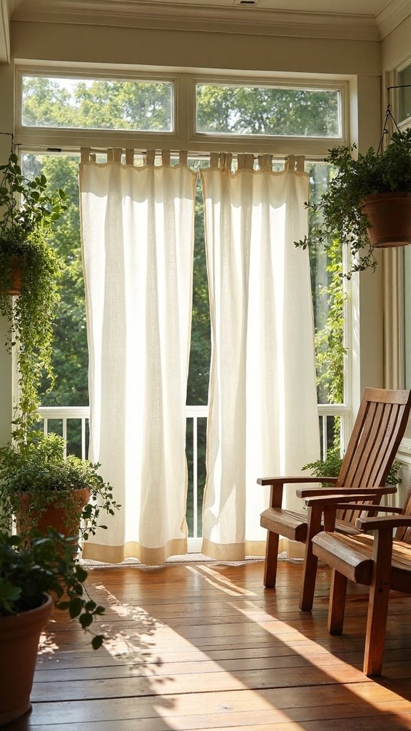 outdoor curtains for privacy and style