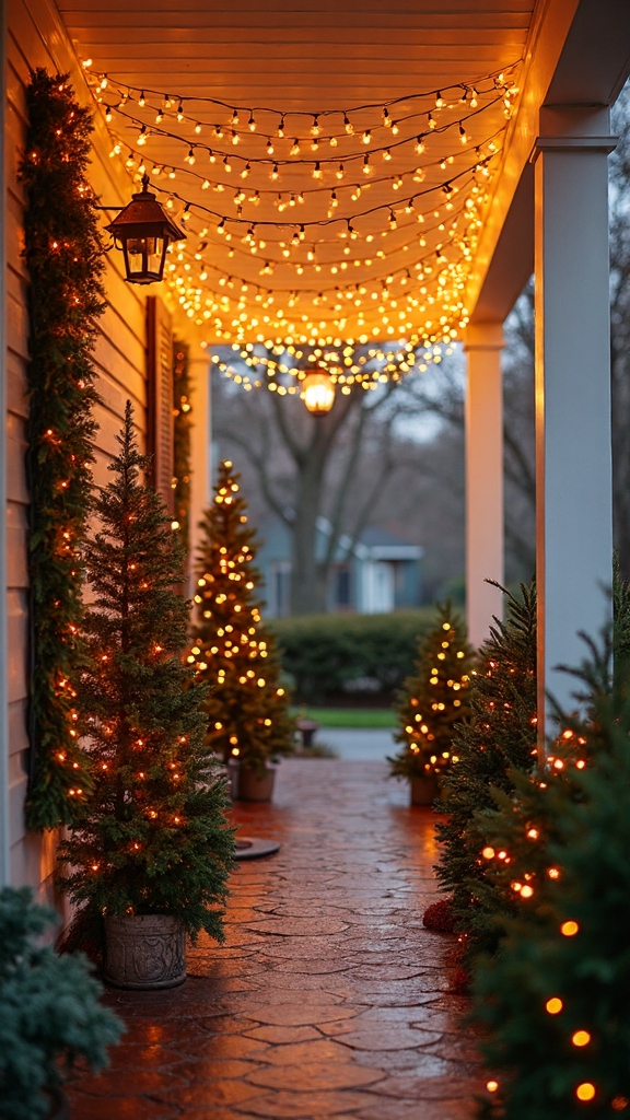overhead string light canopy magic