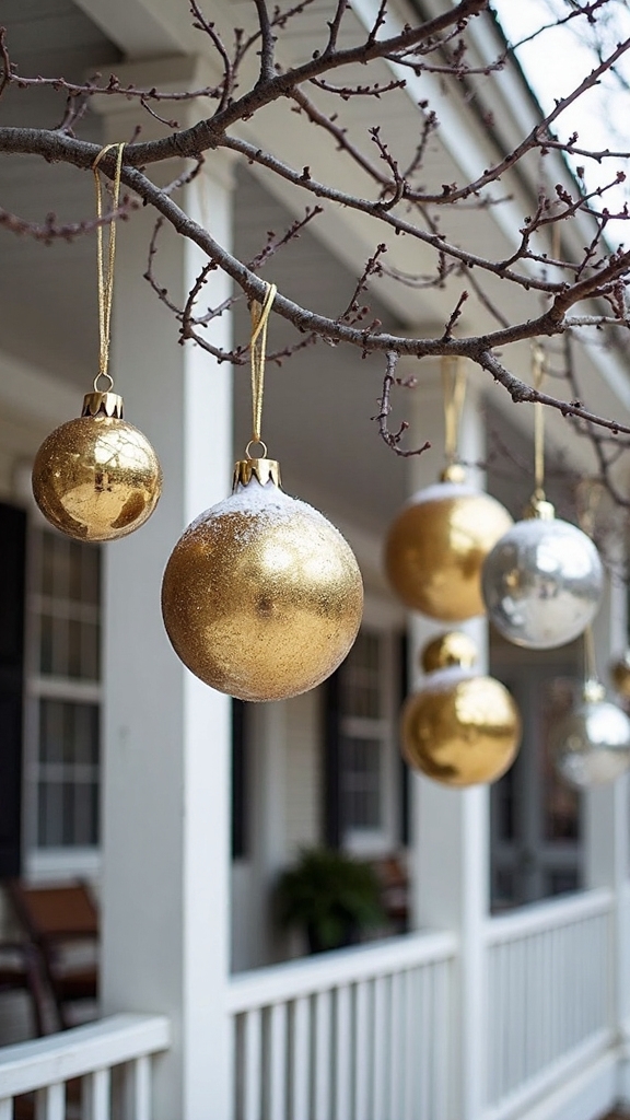 oversized outdoor christmas ornament displays