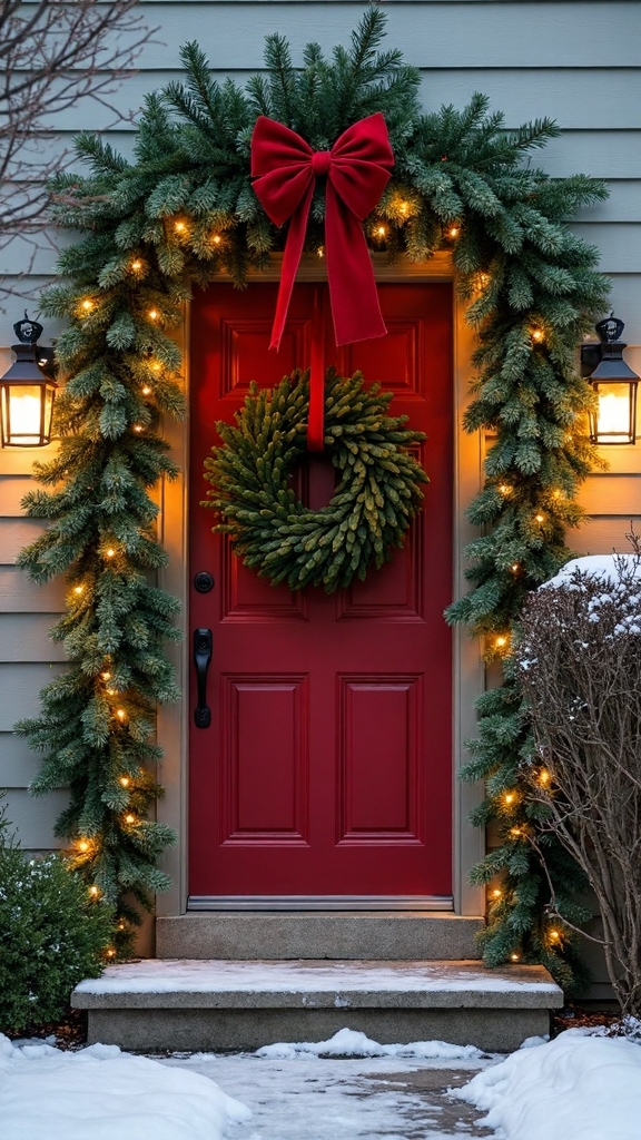 proportional contrasting textured warm festive welcome