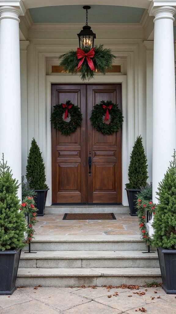 proportional outdoor christmas d cor