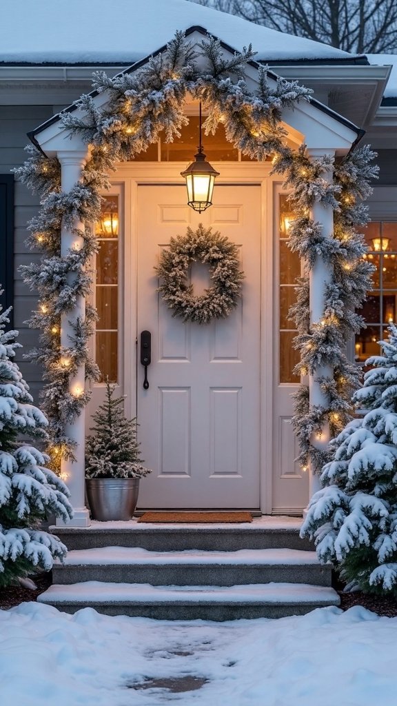 refined luminous monochromatic winter wonderland