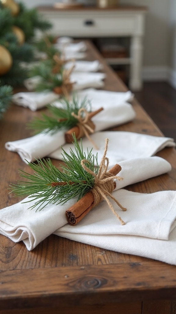 repurposed household objects crafted napkin rings