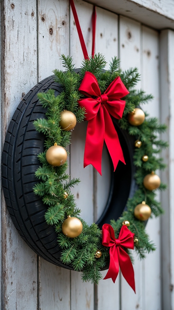 repurposing waste into festive d cor