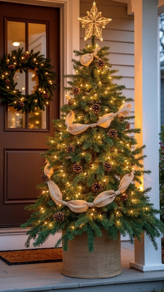 rustic and natural christmas decor
