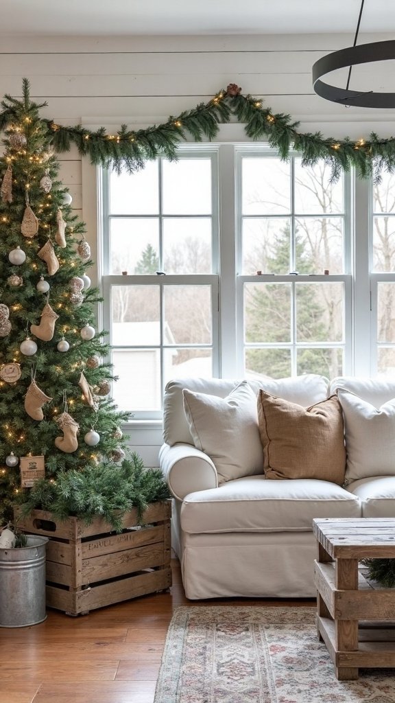 rustic farmhouse christmas decor inspiration