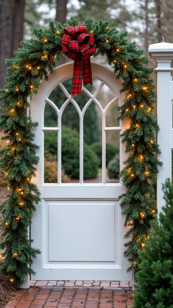 rustic festive pine and plaid holiday