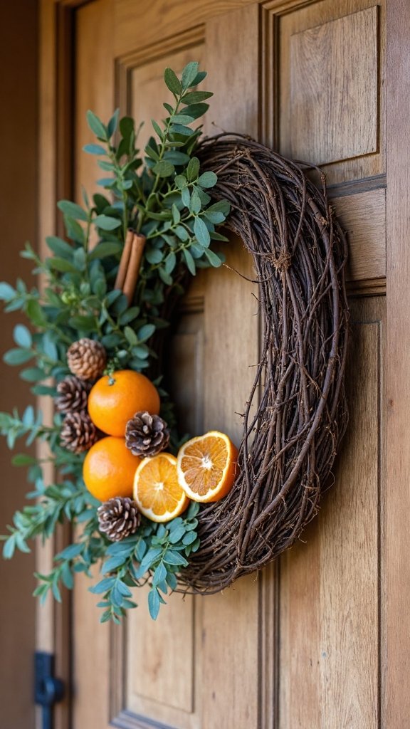 rustic natural elegant holiday decoration