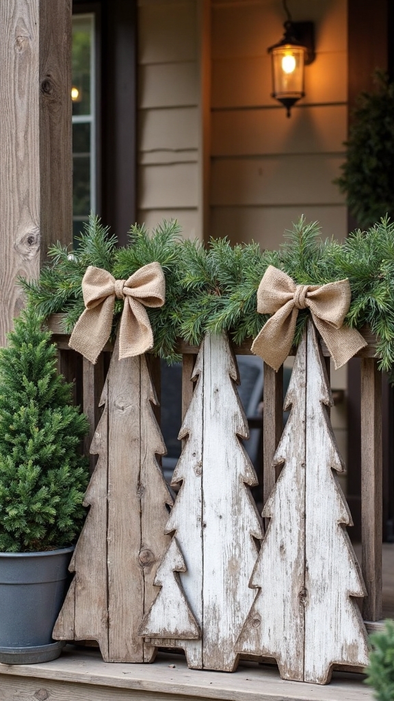 rustic reclaimed wood christmas decor