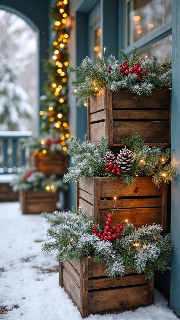rustic stacked decorated farmhouse