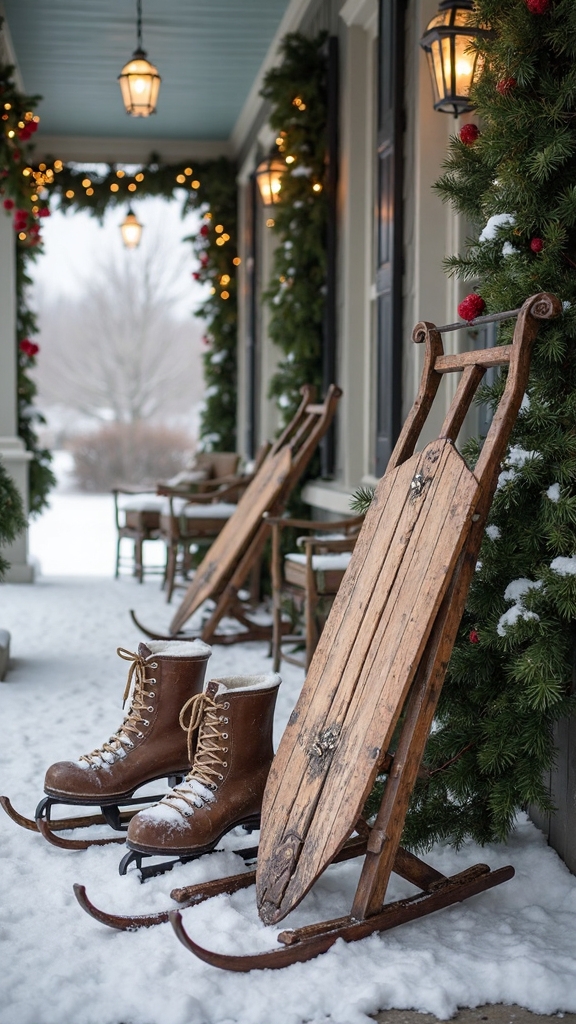 rustic vintage winter wonderland
