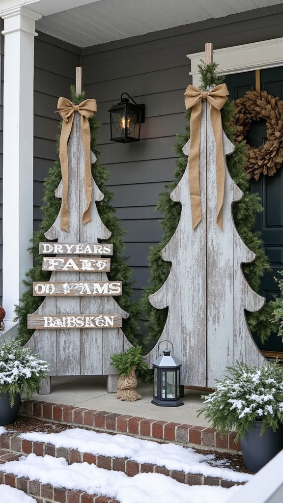 rustic weathered wood christmas d cor