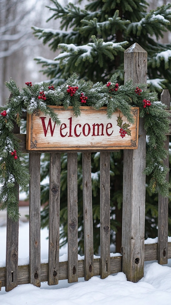 rustic welcoming festive customizable