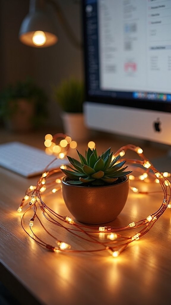 safely string festive mini lights