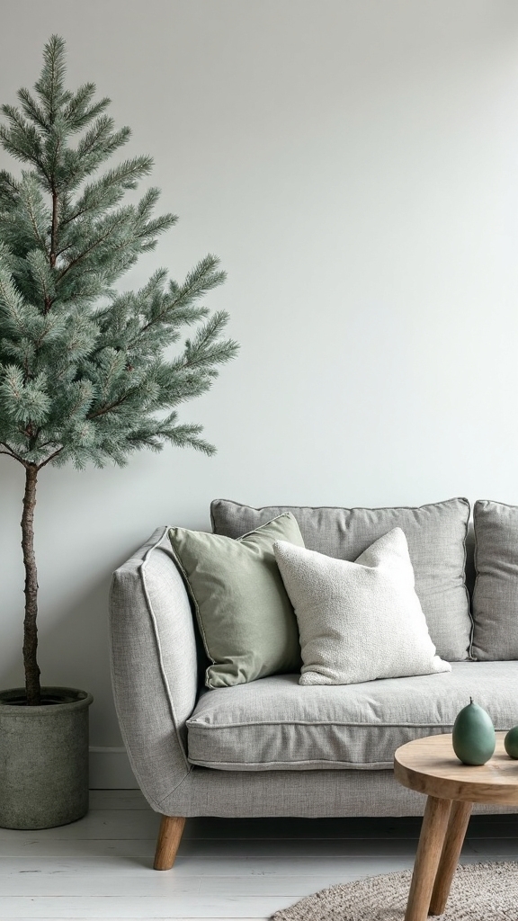 serene scandinavian winter retreat