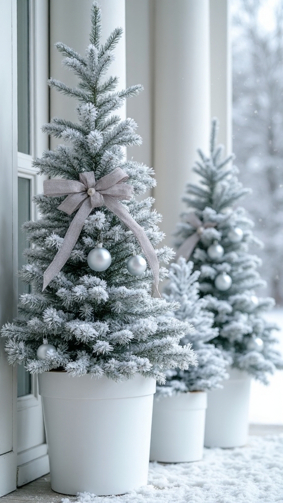 serene winter white wonderland decor