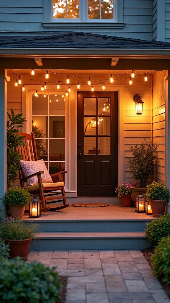 shining outdoor porch decor ideas