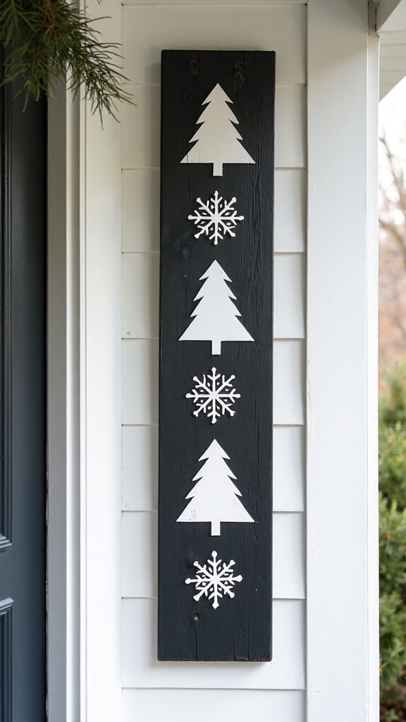 simple modern christmas decor