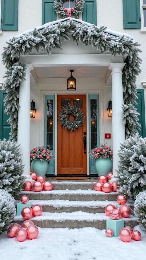 soft ethereal frosted harmonious coral mint wonderland