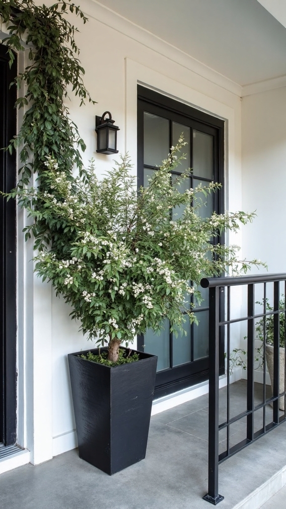 sophisticated contemporary eucalyptus berry garland