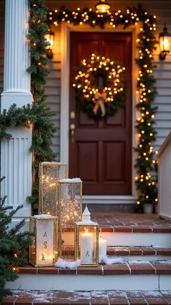 sophisticated metallic holiday decorations