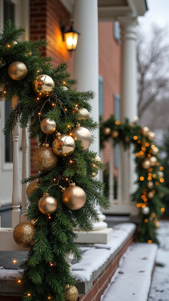 sophisticated metallic ornament cluster focal points