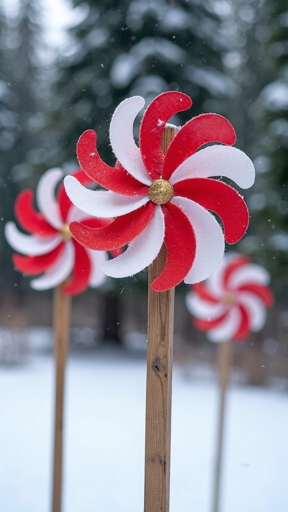 spinning peppermint festive low maintenance