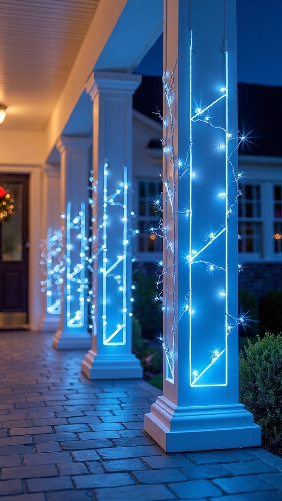 striking architectural vertical led lighting