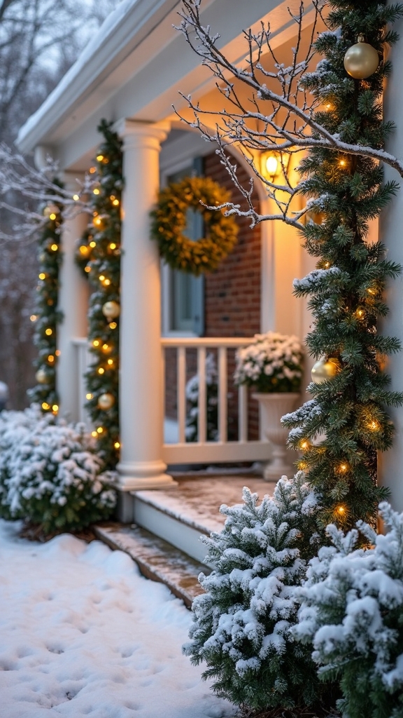 stylish outdoor christmas decor ideas