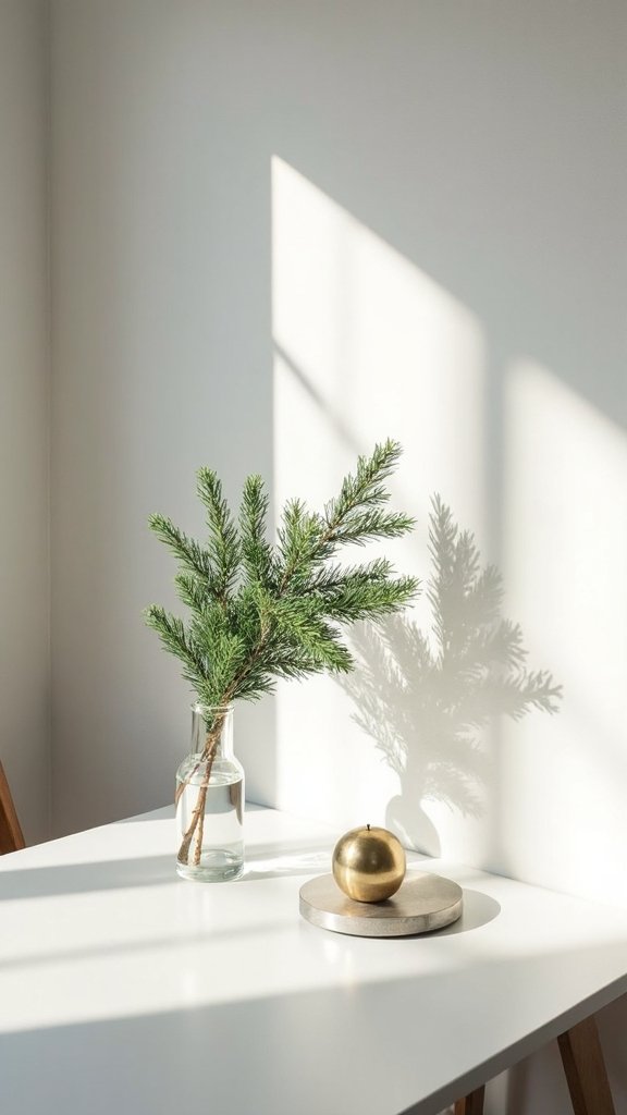 subtle minimal seasonal touches