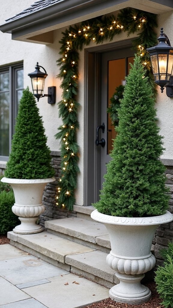 symmetrical classic dimensional enchanting topiaries