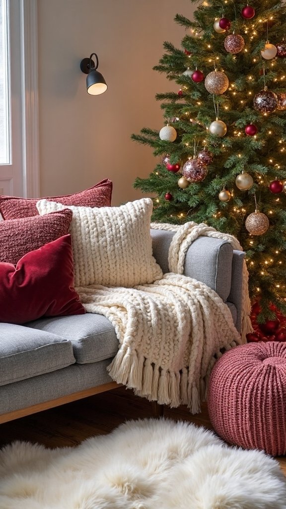 textured layers create cozy atmosphere