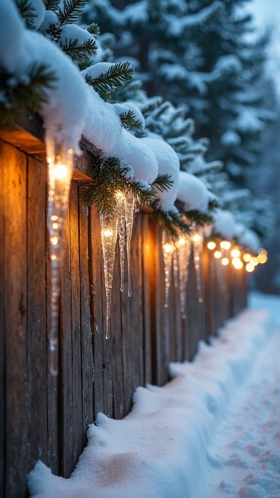 timeless classic white icicle lights