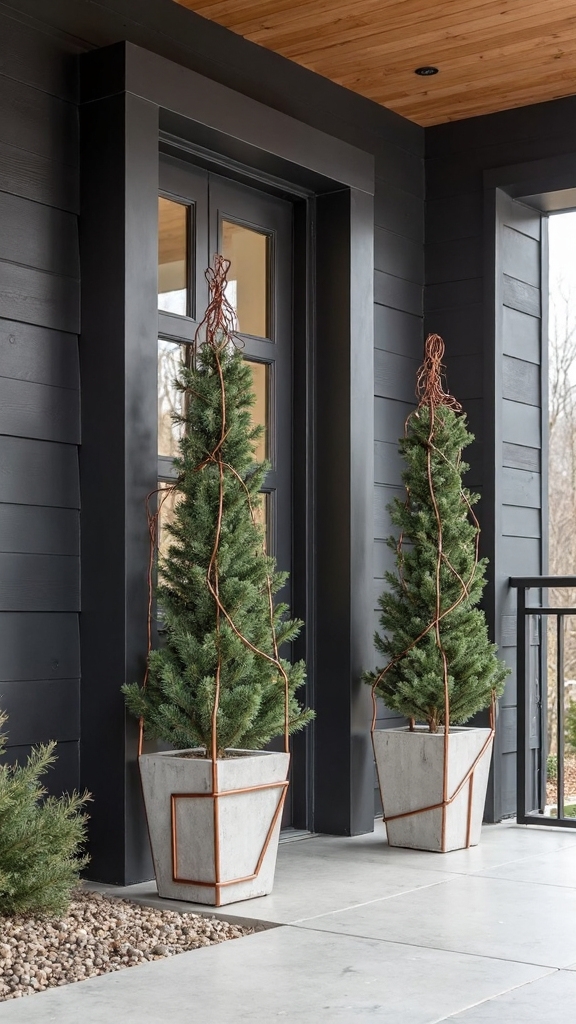 unconventional artistic modern versatile christmas trees