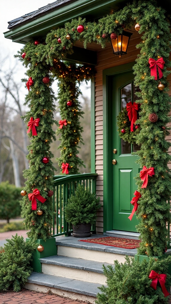 unconventional yet festive grinch inspired decor