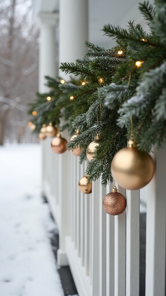 understated elegant christmas ornament clusters