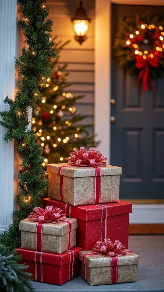 versatile stacked gift box displays