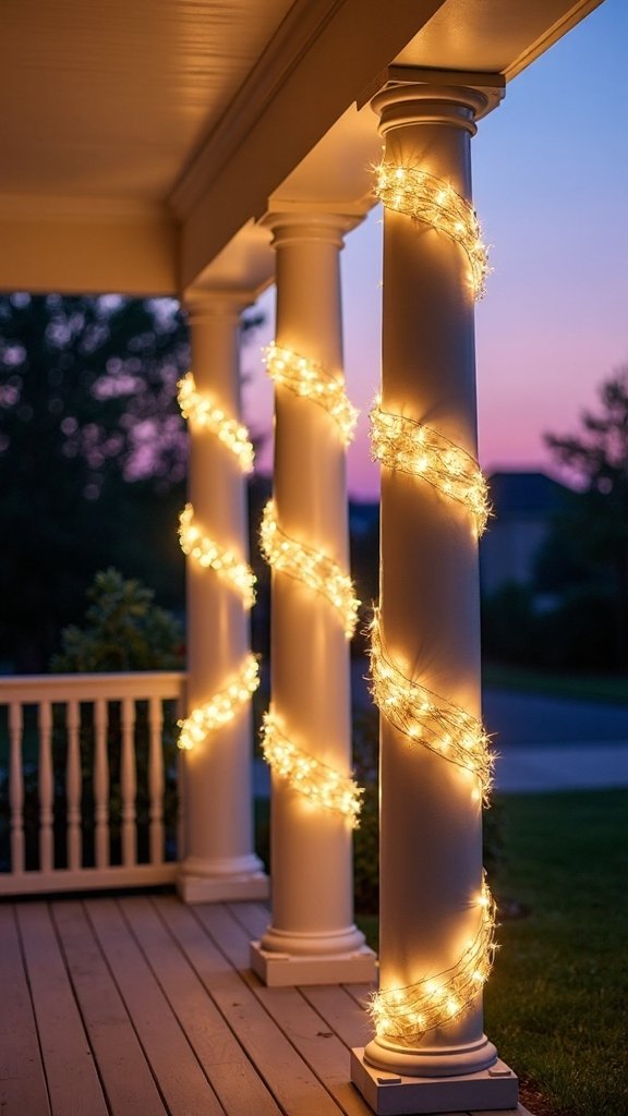 vertical lighting design enhances architectural features