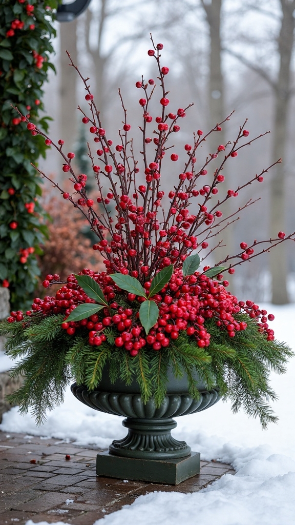 vibrant crimson holiday color combinations