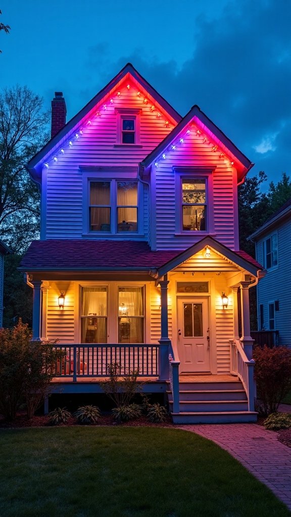vibrant customizable architectural accent lighting