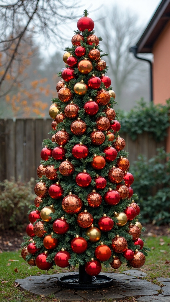 vibrant outdoor ornament layering spectacle