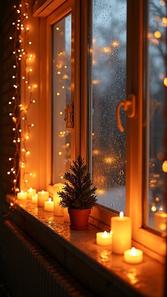 warm inviting window lighting displays