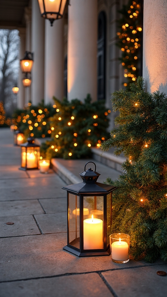 warm layered safe column lighting