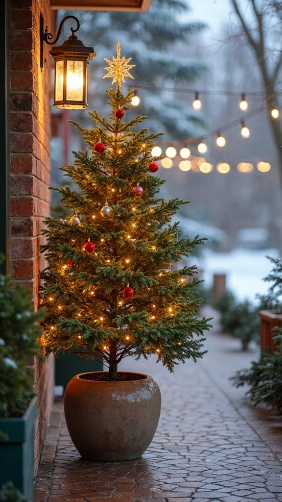 weather resistant outdoor christmas tree