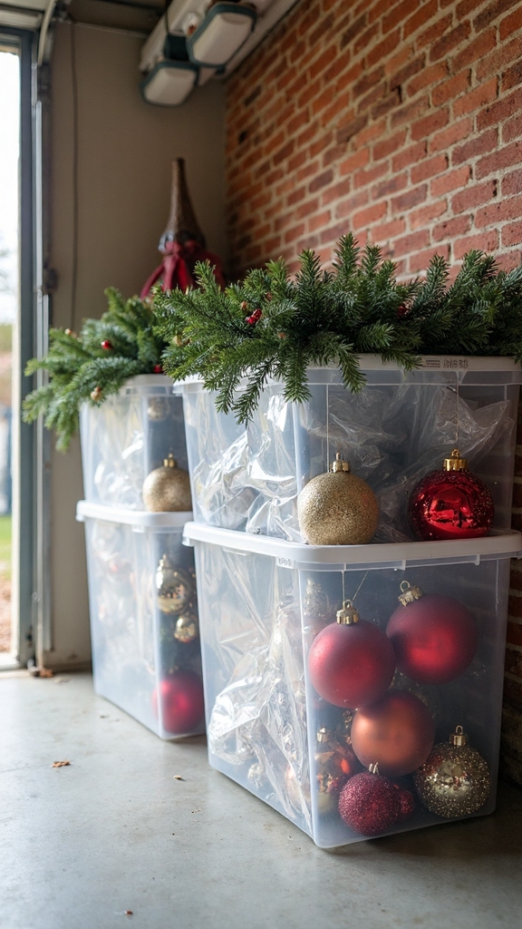 weatherproofed decoration storage solutions