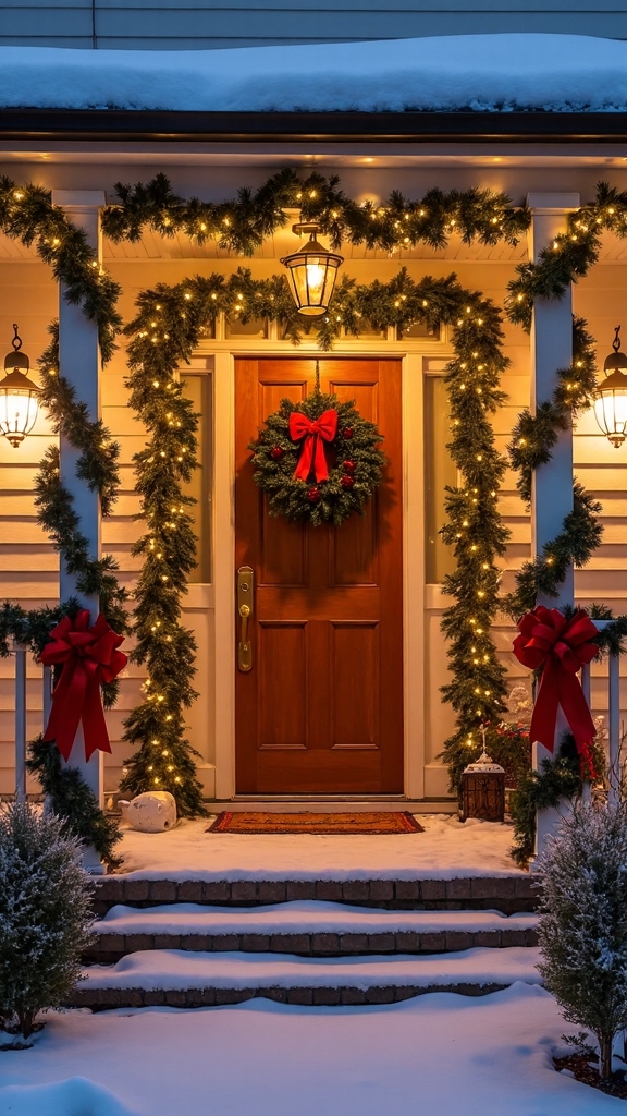 welcoming christmas porch sign ideas